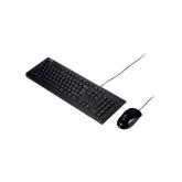Kit Asus U2000 tastatura, USB, Black + Mouse, USB, Black