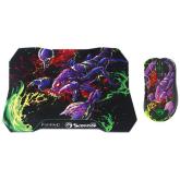 Kit Marvo M603G20 Acid Scorpion - Mouse Optic M603, RGB LED, USB, Multicolor + Mouse Pad G20, Multicolor