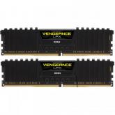 Kit Memorie Corsair Vengeance LPX Black 16GB, DDR4-2666MHz, CL16, Dual Channel, AMD Ryzen Edition