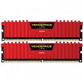 Kit Memorie Corsair Vengeance LPX Red 16GB DDR4-3200Mhz, CL16 Dual Channel