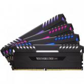 Kit Memorie Corsair Vengeance RGB LED 32GB, DDR4-3000MHz, CL15, Quad Channel