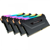 Kit memorie Corsair Vengeance RGB PRO 128GB, DDR4-3600MHz, CL18, Quad Channel