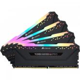 Kit Memorie Corsair Vengeance RGB PRO 32GB, DDR4-3200MHz, CL16, Quad Channel