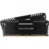 Kit Memorie Corsair Vengeance White LED 16GB DDR4-3200MHz, CL16, Dual Channel