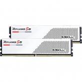 Kit Memorie G.Skill Ripjaws S5 XMP 3.0 White 32GB, DDR5-5600Mhz, CL28, Dual Channel