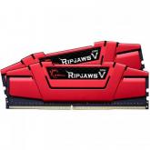 Kit Memorie G.Skill Ripjaws V Red 16GB, DDR4-3000MHz, CL15, Dual Channel