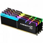 Kit Memorie G.Skill Trident Z RGB 64GB, DDR4-3200MHz, CL16, Quad Channel