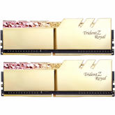 Kit Memorie G.Skill Trident Z Royal RGB Gold 16GB, DDR4-3000MHz, CL16, Dual Channel
