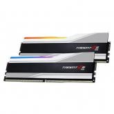 Kit Memorie G.Skill Trident Z5 RGB XMP 3.0 Silver 64GB, DDR5-6000Mhz, CL32, Dual Channel
