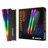 Kit Memorie Gigabyte AORUS RGB 16GB, DDR4-3733MHz, CL18, Dual Channel