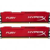Kit Memorie HyperX Fury Red 8GB, DDR3-1333MHz, CL9, Dual Channel