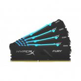 Kit Memorie HyperX Fury RGB 32GB, DDR4-3200MHz, CL16, Quad Channel 