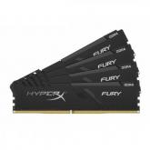 Kit Memorie Kingston HyperX Fury 64GB, DDR4-2666Mhz, CL16, Quad Channel
