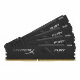 Kit Memorie Kingston HyperX Fury Black, 128GB, DDR4-3200Mhz, CL16