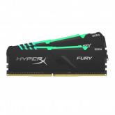 Kit Memorie Kingston HyperX Fury RGB, 16GB, DDR4-3733Mhz, CL19