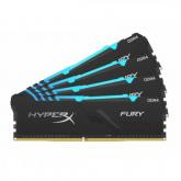 Kit Memorie Kingston HyperX Fury RGB 64GB, DDR4-3200Mhz, CL16, Quad Channel