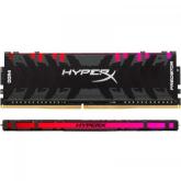 Kit Memorie Kingston HyperX Predator RGB, 32GB, DDR4-3000MHz, CL15, Dual Channel