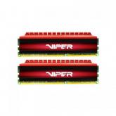 Kit Memorie Patriot Viper 4 Red 16GB, DDR4-3000MHz, CL16, Dual Channel 