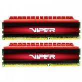 Kit Memorie Patriot Viper 4 Red 32GB, DDR4-3000MHz, CL16, Dual Channel