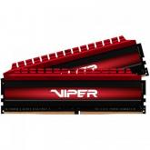 Kit Memorie Patriot Viper 4 Red 32GB, DDR4-3600MHz, CL18, Dual Channel