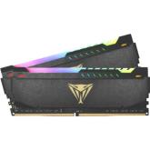 Kit Memorie Patriot Viper Steel RGB, 16GB, DDR4-3200Mhz, CL18, Dual Channel