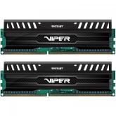 Kit Memorie Patriot ViperX 3 Black Mamba 8GB, DDR3-1600MHz, CL9, Dual Channel 