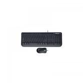 Kit Microsoft Desktop 600 - Tastatura, USB, Black + Mouse Optic, USB, Black