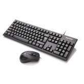 Kit Segotep VKM1600 tastatura, USB, Black + Mouse, USB, Black