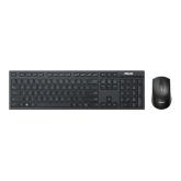 Kit Tastatura Asus W2500, USB Wireless, Black + Mouse Optic, USB Wireless, Black