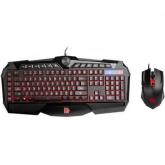 Kit Thermaltake Tt eSPORTS Challenger Prime - Tastatura RGB LED, USB, Black + Mouse Optic, USB, Black