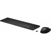 Kit Wireless HP 655 - Tastatura, USB Wireless, Black + Mouse Optic, USB Wireless, Black 10Buc