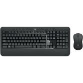 Kit Wireless Logitech - Tastatura MK540, USB, Layout UK, Black + Mouse Optic M310, USB, Black