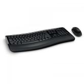 Kit Wireless Microsoft Comfort Desktop 5050 - Tastatura, USB, Black + Mouse BlueTrack, USB, Black