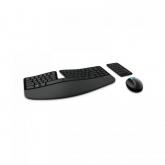 Kit Wireless Microsoft Sculpt Ergonomic Desktop - Tastatura, USB, Black + Mouse, USB, Black