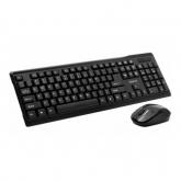 Kit Wireless Tastatura si mouse optic Spacer SPDS-1100, Black