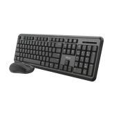 Kit Wireless Trust ODY - Tastatura, USB, Black + Mouse Optic, USB, Black