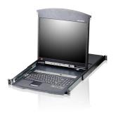 Consola KVM Aten KL1508AM-AXA-AG, 17inch, 8x RJ45, Black