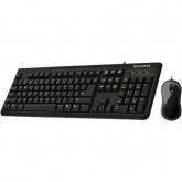 Kit Gigabyte KM3100 - Tastatura, USB, Black + Mouse Optic, USB, Black
