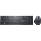 Kit Wireless Tastatura Dell Premier Collaboration KM900, USB Wireless/Bluetooth, Layout US, Graphite + Mouse Optic, USB Wireless/Bluetooth, Graphite