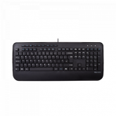 Tastatura V7 KU300UK, Layout UK, USB, Black