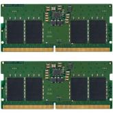 Kit Memorie SO-DIMM Kingston KVR52S42BD8K2-64, 64GB, DDR5-5200MHz, CL42, Dual Channel