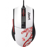 Mouse Optic A4tech L65 Max Naraka, USB, White-Black