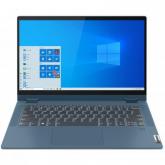 Laptop 2-in-1 Lenovo IdeaPad Flex 5 14IIL05, Intel Core i5-1035G1, 14inch Touch, RAM 8GB, SSD 512GB, Intel UHD Graphics, Windows 10, Light Teal