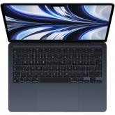 Laptop Apple MacBook Air 13 with Liquid Retina (2022), Apple M2 Octa Core, 13.6inch, RAM 16GB, SSD 512GB, Apple M2 8 Core Graphics, Int KB, macOS Monterey, Midnight