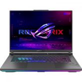 Laptop ASUS ROG Strix G16 (2023) G614JU-N4117W, Intel Core i9-13980HX, 16inch, RAM 16GB, SSD 1 TB, nVidia GeForce RTX 4050 6GB, Windows 11, Eclipse Gray