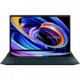 Laptop ASUS ZenBook Duo 14 UX482EAR-HY341X, Intel Core i5-1155G7, 14inch Touch, RAM 16GB, SSD 512GB, Intel Iris Xe Graphics, Windows 11 Pro, Celestial Blue