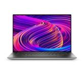 Laptop Dell XPS 15 9510, Intel Core i9-11900H, 15.6inch Touch, RAM 32GB, SSD 2TB, nVidia GeForce RTX 3050 Ti 4GB, Windows 10 Pro, Platinum Silver