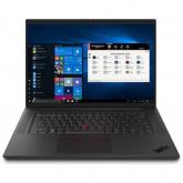 Laptop Lenovo ThinkPad P1 Gen4, Intel Core i7-11800H, 16inch, RAM 16GB, SSD 512GB, nVidia RTX A2000 4GB, Windows 10 Pro, Black