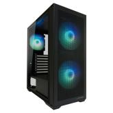 Carcasa LC Power 717B – Meshwork_L Dark, Fara sursa