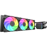 Cooler procesor LC Power JetFlow 360, ARGB LED, 3 x 140 mm, Black